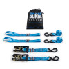 Borne Off-Road Heavy-Duty Ratchet Tie-Down Kit (2-Pack) - Blue - BNRTC-TDHD-2BL