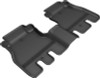 3D MAXpider 2018-2020 Jeep Wrangler JL Unlimited Kagu 2nd Row Floormats - Black - L1JP01921509