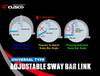Cusco Universal Adjustable Front Sway Bar End Link Set(345mm-375mm) - 00B 318 A34