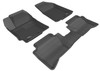 3D MAXpider 12-13 Kia Rio / Rio 5 Kagu Black Full Set - L1KA01401509 Photo - Primary