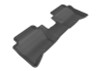 3D MAXpider 2014-2017 Kia Rio/Rio5 Kagu 2nd Row Floormats - Black - L1KA03721509