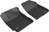 3D MAXpider 2019-2020 Kia Forte Kagu 1st Row Floormat - Black - L1KA04711509
