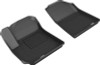 3D MAXpider 2020 Kia Soul Kagu 1st Row Floormat - Black - L1KA05011509