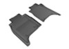 3D MAXpider 2014-2017 Land Rover Range Rover Long Wheelbase Kagu 2nd Row Floormats - Black - L1LR01921509