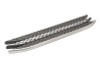 Deezee Universal Running Board Universal Cross Utility Vehicle NXc (Stainless Top w Blk Trim) - DZ16203