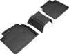 3D MAXpider 2019-2020 Lexus ES/Avalon Hybrid Kagu 2nd Row Floormats - Black - L1LX06521509