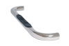 Deezee 14-18 Chevrolet Silverado Tubes - 3In Round Stainless Polished RegCab - DZ372513