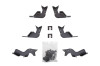 Deezee 19-23 Ford Ranger Running Board Hex Bracket Kit - DZ66328