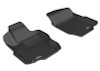 3D MAXpider 2006-2011 Mercedes-Benz ML-Class/GL-Class W164/X164 Kagu 1st Row Floormat - Black - L1MB00811509