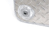 Deezee Universal Tanks - Auxiliary Short Rectangle Brite-Tread Aluminum - DZ91753X