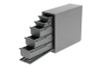 Deezee Universal Tool Box - Wheel Well Box With Drawers (Steel) - DZ95D
