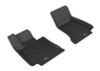 3D MAXpider 2017-2019 Mercedes-Benz E-Class Sedan W213 Kagu 1st Row Floormat - Black - L1MB08811509