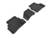 3D MAXpider 2017-2019 Mercedes-Benz E-Class Sedan W213 Kagu 2nd Row Floormats - Black - L1MB08821509