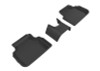 3D MAXpider 2016-2019 Mini Clubman Kagu 2nd Row Floormats - Black - L1MN01321509