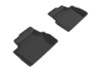 3D MAXpider 2014-2019 Mini Hardtop 4-Door Kagu 2nd Row Floormats - Black - L1MN01521509