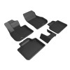 3D MAXpider 2024+ Mini Countryman (non-SE) Kagu 1st and 2nd Row Floormats - Black - L1MN02201509