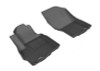 3D MAXpider 2011-2019 Mitsubishi Outlander Kagu 1st Row Floormat - Black - L1MT01011509