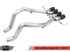 AWE Track Edition Axleback - Black Tips - C7 Covette Stingray / GS / Z06 / ZR1