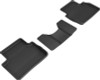 3D MAXpider 19-21 Mazda 3 / CX-30 Kagu 2nd Row Floormat - Black - L1MZ06721509