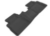 3D MAXpider 2008-2013 Nissan Rogue Kagu 2nd Row Floormats - Black - L1NS02921509