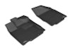 3D MAXpider 2013-2020 Nissan/Infiniti Pathfinder/QX60/JX Kagu 1st Row Floormat - Black - L1NS05811509
