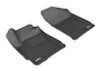 3D MAXpider 2007-2012 Nissan Altima Coupe/Sedan Kagu 1st Row Floormat - Black - L1NS06211509