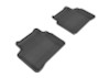 3D MAXpider 2007-2012 Nissan Altima Sedan Kagu 2nd Row Floormats - Black - L1NS06221509