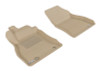 3D MAXpider 2011-2018 Nissan Juke Kagu 1st Row Floormat - Tan - L1NS06411502