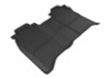 3D MAXpider 2016-2019 Nissan Titan Crew Cab Kagu 2nd Row Floormats - Black - L1NS08421509
