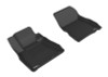 3D MAXpider 2014-2019 Nissan Versa Note Kagu 1st Row Floormat - Black - L1NS08711509