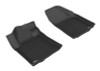 3D MAXpider 2016-2019 Nissan Maxima Kagu 1st Row Floormat - Black - L1NS08811509