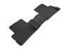 3D MAXpider 2017-2019 Nissan Rogue Sport Kagu 2nd Row Floormats - Black - L1NS10521509