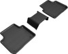 3D MAXpider 2019-2019 Porsche Cayenne Kagu 2nd Row Floormats - Black - L1PO01921509