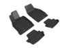 3D Maxpider 12-19 Porsche 911 Carrera/Convertible/S/4/4S (991/991.2) Kagu 1st 2nd Row - Set (Black) - L1PO02101509