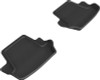 3D MAXpider 20-24 Porsche 911 Carrera/Convertible/S/4/4S (992) Kagu 2nd Row Floormat - Black - L1PO02121509