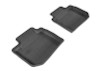 3D MAXpider 2012-2019 Subaru Impreza/XV Crosstrek/WRX/Sti Kagu 2nd Row Floormats - Black - L1SB00821509