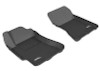 3D MAXpider 2002-2007 Subaru Impreza Kagu 1st Row Floormat - Black - L1SB01011509