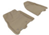 3D MAXpider 2011-2012 Toyota Sienna Kagu 1st Row Floormat - Tan - L1TY05611502