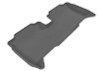 3D MAXpider 2007-2011 Toyota Yaris Sedan Kagu 2nd Row Floormats - Gray - L1TY07221501