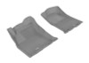 3D MAXpider 2012-2015 Toyota Tacoma Double Cab Kagu 1st Row Floormat - Gray - L1TY09011501