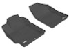 3D MAXpider 2012-2015 Toyota Prius C Kagu 1st Row Floormat - Black - L1TY09511509