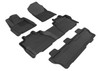 3D MAXpider 08-11 Toyota Sequoia w/ Bench 2nd Row Kagu Black Full Set - L1TY14601509 Photo - Primary