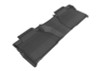 3D MAXpider 2014-2020 Toyota Tundra Double Cab Kagu 2nd Row Floormats - Black - L1TY15421509