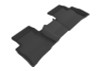3D MAXpider 2016-2020 Toyota Prius/Prius Prime Kagu 2nd Row Floormats - Black - L1TY20921509