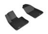 3D MAXpider 2018-2020 Volvo XC60 Kagu 1st Row Floormat - Black - L1VV02511509