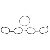 Fel-Pro Nissan Sentra MS 97254 Engine Intake Manifold Gasket Set - MS97254 Photo - Primary