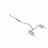 BRExhaust 16-21 Honda Civic 1.5L Direct-Fit Replacement Exhaust System - 106-0999 360 Degree Image Set