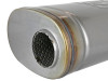 afe MACH Force-Xp Muffler 2-1/2 IN ID Offset/Dual x 18 IN L x 8 IN W x 5 IN H - Oval Body - 49M00033 Photo - Unmounted