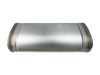 afe MACH Force-Xp Muffler 2-1/2 IN Dual Inlet/Dual Outlet 5 IN H x 8 IN W x 18 IN L - Oval Body - 49M00052 Photo - Unmounted