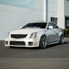 EOS Front Grille Upper & Lower - Gloss Black - 09-15 Cadillac CTS-V (GRILL-1197-V2-ABS_GRILL-1198-V2-ABS)